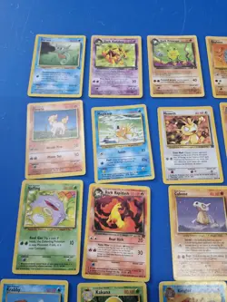 WOTC Pokemon Cards Non Holo 1st Edition Rocket Fossil Jungle Bundle Job Lot - Image 2
