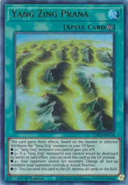 Yang Zing Prana - GFP2-EN158 - Ultra Rare - 1st Edition Near Mint Yugioh! Card - Image 1