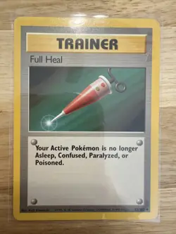 FULL HEAL - 82/102 - Base Set - Pokemon Card - NM - Image 1