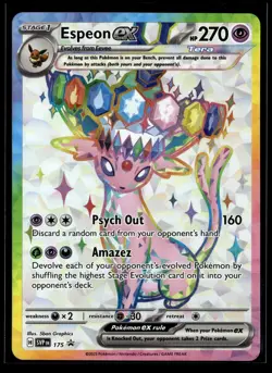 Espeon ex - 175 SVP 175 Holo SV: Scarlet & Violet Promo Cards NM - Image 1