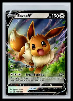 SWSH: Sword & Shield Promo Cards #SWSH065 Eevee V - Image 1
