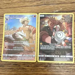 Pokemon TCG Card Lot Excadrill & Magnemite Rare Character Cards - Image 1