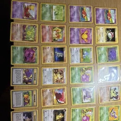 Vintage WOTC Non Holo Team Rocket Pokemon Card Bundle - 76 Cards - Image 1