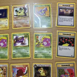 Vintage WOTC Non Holo Team Rocket Pokemon Card Bundle - 76 Cards - Image 4