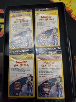 1999 Pokemon First Movie Set x4 Vintage Sealed WB Black Star Promo Cards 2 - Image 1