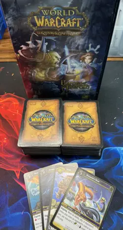 World of Warcraft - Heroes of Azeroth Starter Deck also 100+ extra cards. - Image 1