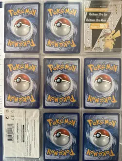 Ash’s Pikachu I Choose You Movie Promo Set Of 9 Cards COMPLETE SM108-114 + Bonus - Image 2