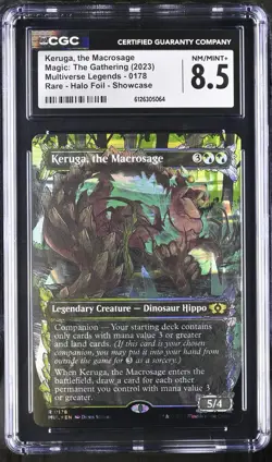 KERUGA, THE MACROSAGE Multiverse Legends Halo Foil Rare CGC 8.5 MTG - Image 1