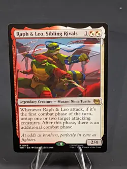 MTG Raph & Leo Sibling Rivals 0166 Teenage Mutant Ninja Turtles - Regular Rare - Image 1