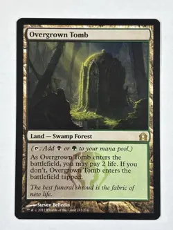 MtG Overgrown Tomb - Magic the Gathering Return to Ravnica - MP - Image 1