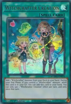 Witchcrafter Creation - MAMA-EN024 - Ultra Rare - 1st Edition Near Mint Yugioh! - Image 1