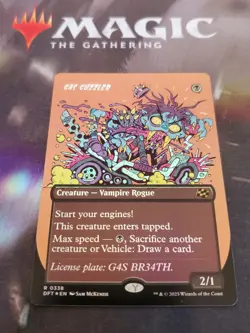 Mtg. Gas Guzzler. Foil Borderless. Aetherdrift. Pack Fresh - Image 1