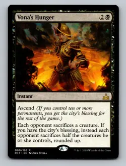 Vona's Hunger R Rivals of Ixalan 90 NM - Image 1