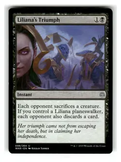 Liliana's Triumph 98 Uncommon War of the Spark Magic: The Gathering LP - Image 1