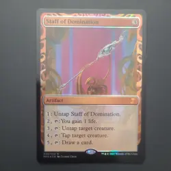 Foil Staff of Domination Masterpiece Series: Kaladesh Inventions NM Near Mint - Image 1