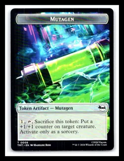 Teenage Mutant Ninja Turtles #1 // 9 Copy // Mutagen Double-Sided Token - Image 1