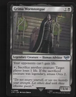Grima Wormtongue 88 Magic: the gathering The Lord of The Rings Near Mint - Image 1