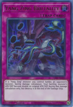 Yang Zing Brutality - GFP2-EN169 - Ultra Rare - 1st Edition Near Mint Yugioh! Ca - Image 1