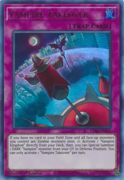 Vampire Takeover - GFP2-EN168 - Ultra Rare - 1st Edition Near Mint Yugioh! Card - Image 1