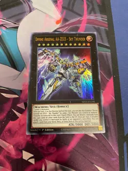 YUGIOH - DIVINE ARSENAL AA-ZEUS SKY THUNDER - ULTRA RARE - NM - 1ST ED - MP21 - Image 1
