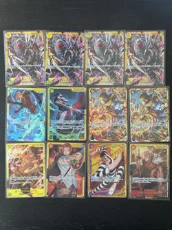 One Piece CCG TCG Japanese SEC Rarity Lot of 21 Cards - Image 2