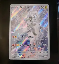 N'S RESHIRAM 167/159 Journey Together Full Art Holo Rare Pokemon TCG Card - Image 1