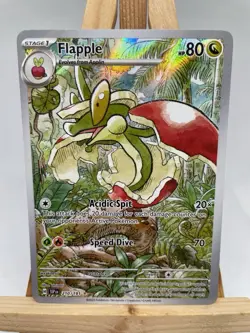 Pokemon TCG - Flapple - Illustration Rare Card - Surging Sparks -210/191 - Image 1