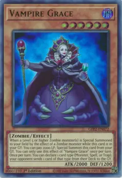 Vampire Grace - GFP2-EN072 - Ultra Rare - 1st Edition Near Mint Yugioh! Card - Image 1
