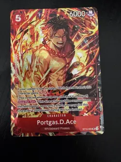 Portgas.D.Ace ST15-005 SR One Piece TCG Card - Image 1