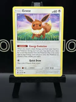 Eevee 101/149 Sun & Moon Pokemon Card - NM - Image 2