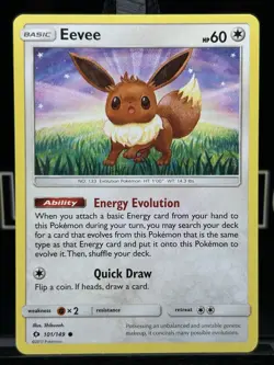 Eevee 101/149 Sun & Moon Pokemon Card - NM - Image 3