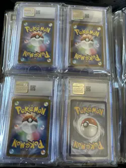 Pokemon TCG 4 Card Set CGC Graded 9-9.5 Ho-oh V, Galarian Zapdos, Mimikyu, Mr Mi - Image 2