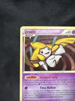Pokemon 2011 TCG Call of Legends Holo Rare Jirachi Card 11/95 - LP - Image 2