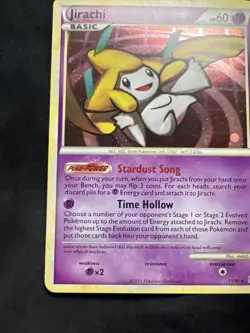 Pokemon 2011 TCG Call of Legends Holo Rare Jirachi Card 11/95 - LP - Image 5