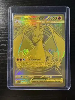 Mega Charizard Y EX 294/217 Ascended Heroes Hyper Rare Gold Card Pokemon TCG NM - Image 1