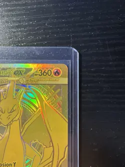 Mega Charizard Y EX 294/217 Ascended Heroes Hyper Rare Gold Card Pokemon TCG NM - Image 3