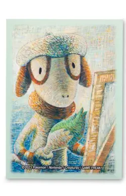 Pokemon Center x Van Gogh Museum - Smeargle Painter - Card Sleeves x 65 - SEALED - Image 1