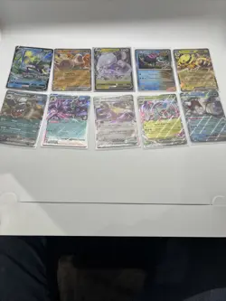 Pokemon EX, V, and ancient. 10 card lot. cetitain EX, Goodra V, Inteleon V - Image 1