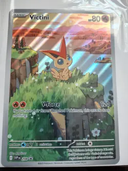 Victini 208 Jumbo Holo Black Star Promo Card. English - Image 1