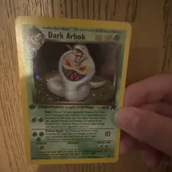 Dark Arbok 2/82 Team Rocket Holo Rare 1st Edition 60 HP Pokemon TCG Card - Image 1
