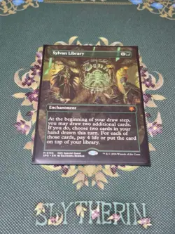 Sylvan Library *Borderless Mythic* Magic MtG x1 SPG SOS Special Guests - Image 1