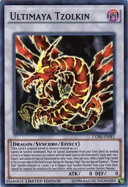 Ultimaya Tzolkin - CORE-ENSE1 - Super Rare - Limited Edition Near Mint Yugioh! C - Image 1
