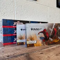 New and Sealed Spider-Man MTG Play Booster Boxes x 8 - Image 1