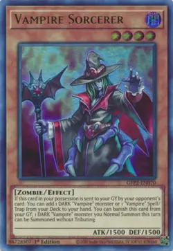 Vampire Sorcerer - GFP2-EN070 - Ultra Rare - 1st Edition Near Mint Yugioh! Card - Image 1