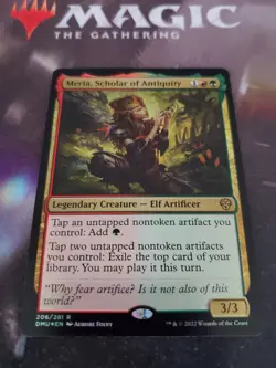 Mtg. 2x Meria, Scholar of Antiquity. Foil. Dominaria United. Nm - Image 1