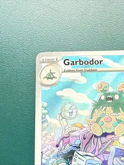 Pokemon TCG Garbodor 204/182 Paradox Rift Illustration Rare Card - Image 5