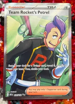 Pokemon Team Rocket's Petrel 226/182 SV10: Destined Rivals Full Art - Image 1