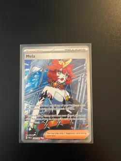 2023 Pokemon Paradox Rift Mela Full Art Trainer 236/182 NM Ultra Rare Holo - Image 1