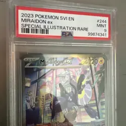 Pokemon TCG Miraidon EX Scarlet & Violet Hyper Rare Card 253/198 PSA9 - Image 2