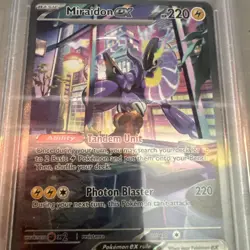 Pokemon TCG Miraidon EX Scarlet & Violet Hyper Rare Card 253/198 PSA9 - Image 3